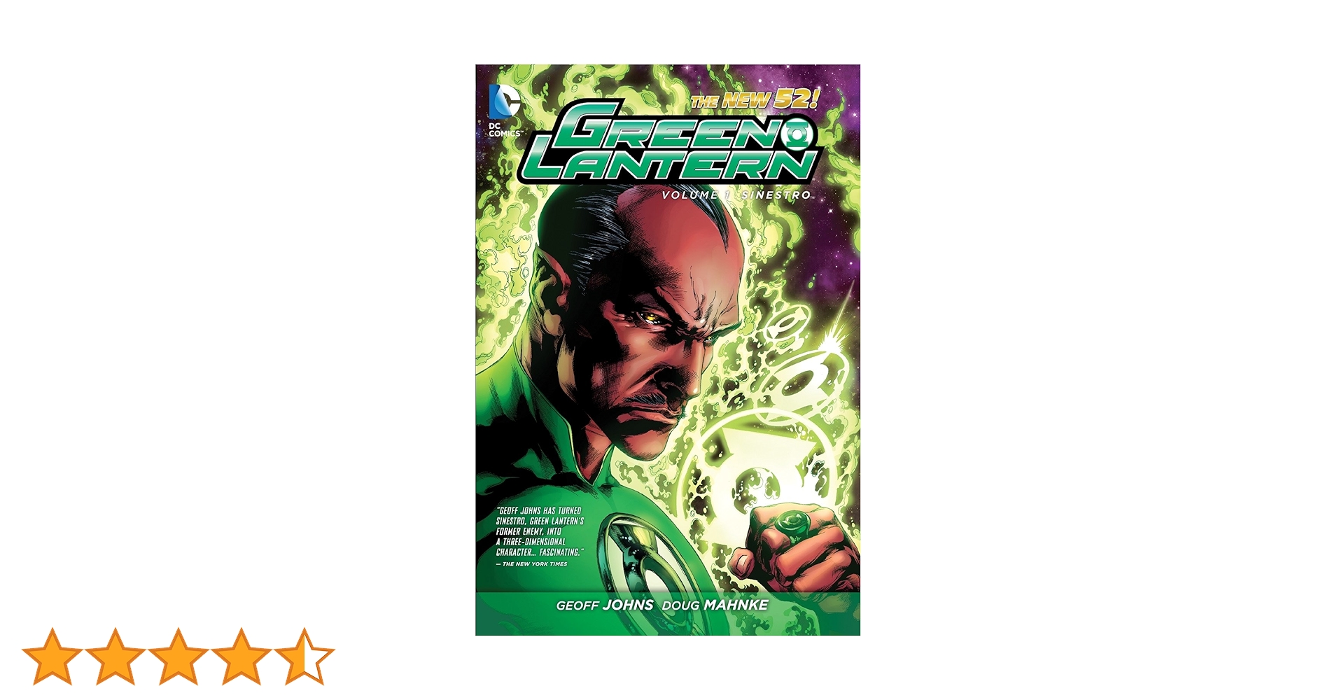 The new 52 Green lantern dark アメコミ　解説書付き Green Lantern [The New 52] Vol. 8 Reflections TP| St. Mark's